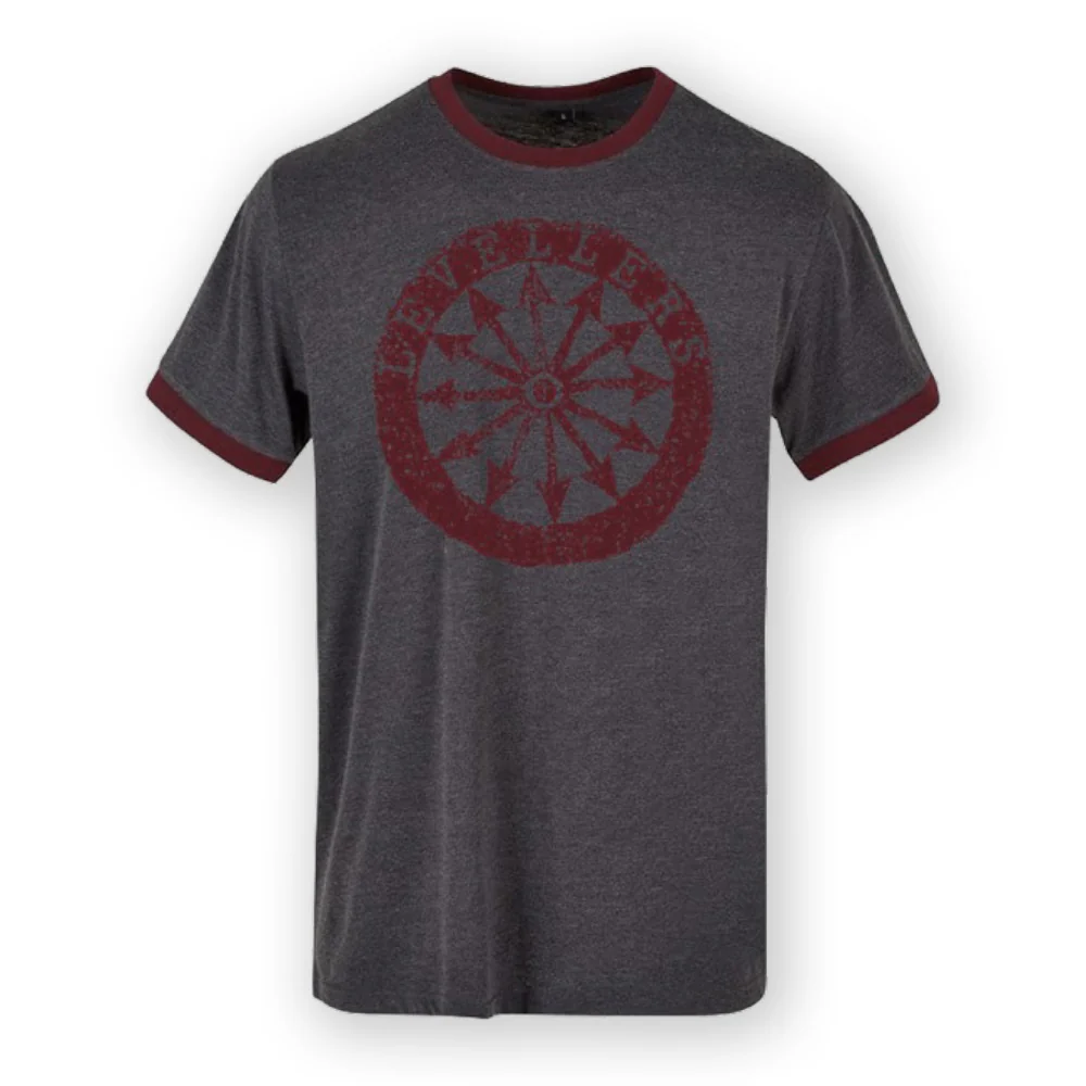 TS - Chaos -Cherry/Charcoal Small - 5XL